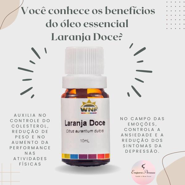 Imagem de Óleo Essencial Laranja Doce Wnf - 10ml 100% Puro Original - 2 Unidades