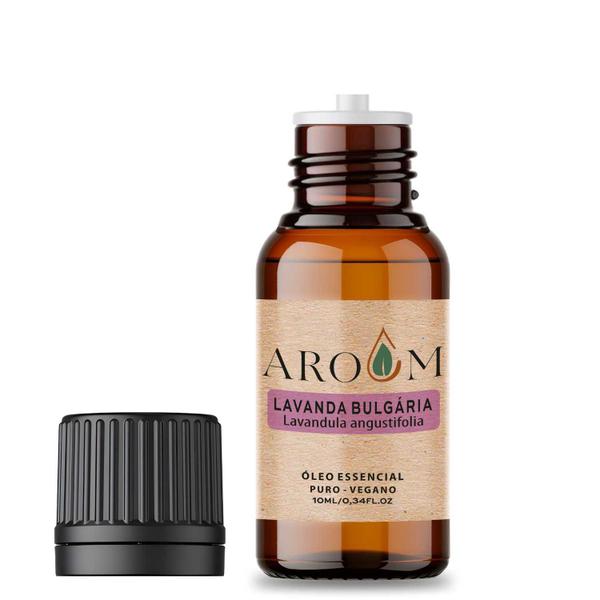 Óleo Essencial Lavanda Bulgária - Puro 10 ML - Aroom Aromaterapia Imagem de Óleo Essencial Lavanda Bulgária - Puro 10 ML
