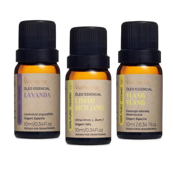 Imagem de Oleo Essencial Lavanda + Óleo Limão Siciliano + Ylang Ylang