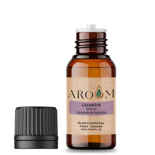 Óleo Essencial Lavandin ( Grosso) - Puro 10 ML - Aroom Aromaterapia Imagem de Óleo Essencial Lavandin ( Grosso) - Puro 10 ML