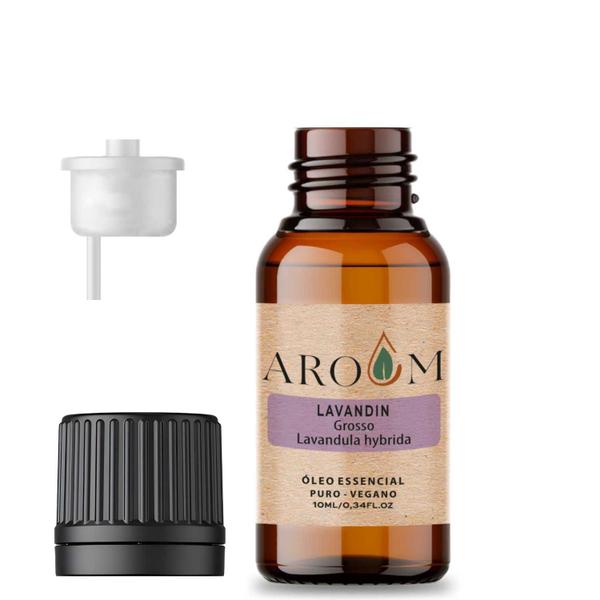 Óleo Essencial Lavandin ( Grosso) - Puro 10 ML - Aroom Aromaterapia Imagem de Óleo Essencial Lavandin ( Grosso) - Puro 10 ML