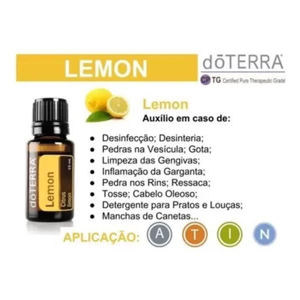 Imagem de Óleo Essencial Lemon 5ml - imunidade Reumatismo Artrite Refluxo Azia Pedra na vesícula Mais vendido