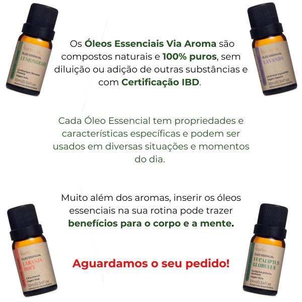 Imagem de Óleo Essencial Menta Piperita (hortelã pimenta) Via Aroma 10ml