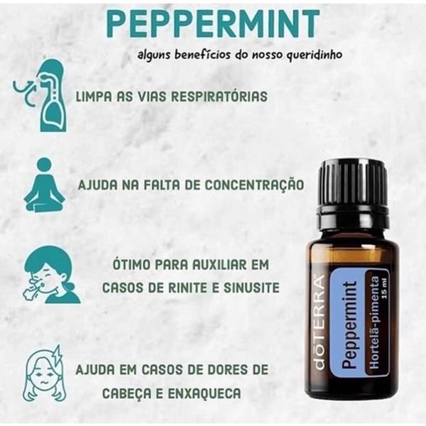 Imagem de Óleo essencial Peppermint 15ML  - Suporte rinite sinusite, concentração, aumenta a energia