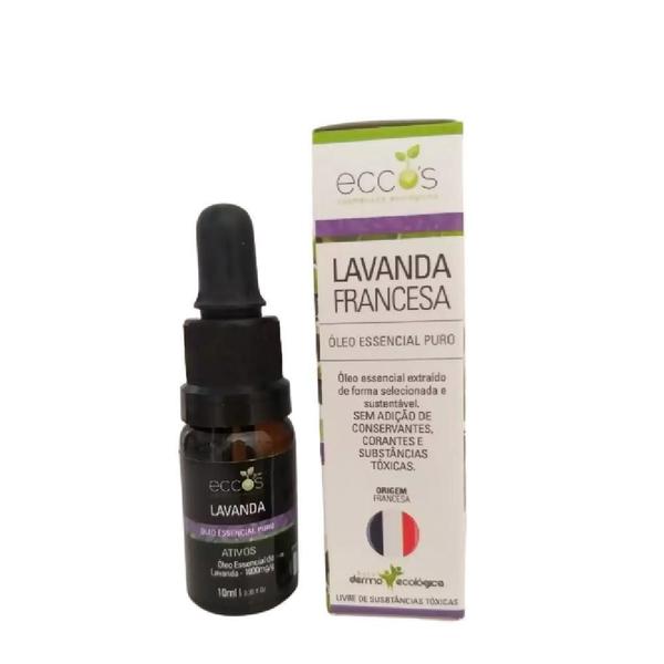 Imagem de Óleo Essencial Puro Eccos Lavanda Francesa 10Ml