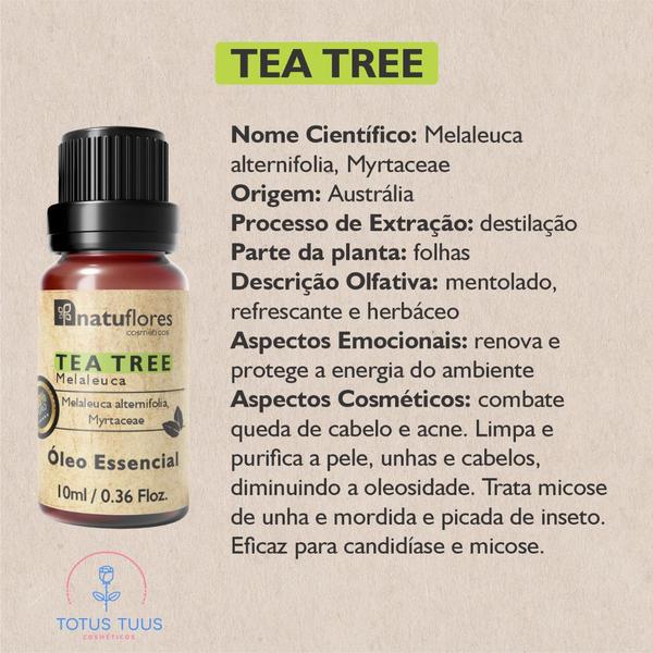 Imagem de Óleo Essencial Tea Tree Melaleuca Natuflores 100% Puro 10ml