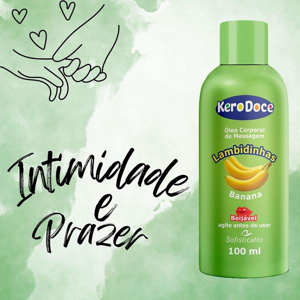 Imagem de Óleo Íntimo para Massagem Kero Doce Lambidinhas + Gel Lubrificante K-Luby