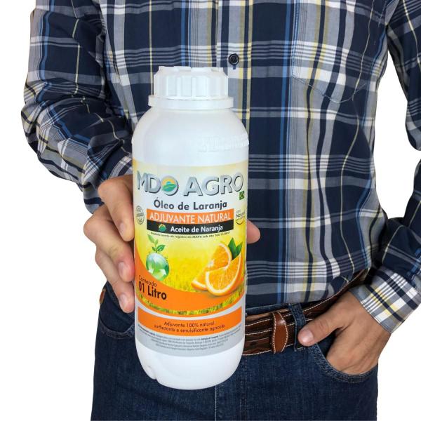 Imagem de Óleo laranja 1lt orgânico natural para agricultura adjuvante surfactante emulsificante agrícola melhora absorção foliar