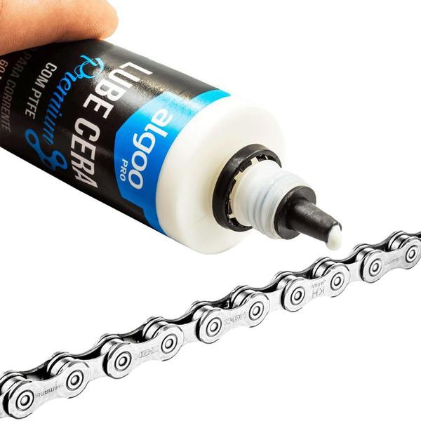 Imagem de Óleo Lubrificante Corrente Algoo Cera 60ml C/ PTFE Bike Mtb