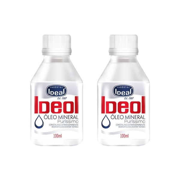 Oleo Mineral Ideal 100Ml - Kit Com 2Un Imagem de Oleo Mineral Ideal 100Ml - Kit Com 2Un