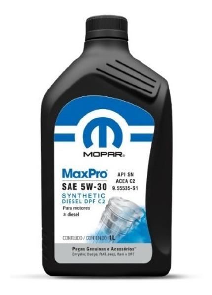 Imagem de Óleo Mopar Maxpro Synthetic Diesel DPF C2 5W-30 - Renegade, Toro e Compass