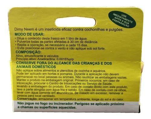 Imagem de Óleo Neem Para Jardinagem Amadora 20ml Dimy