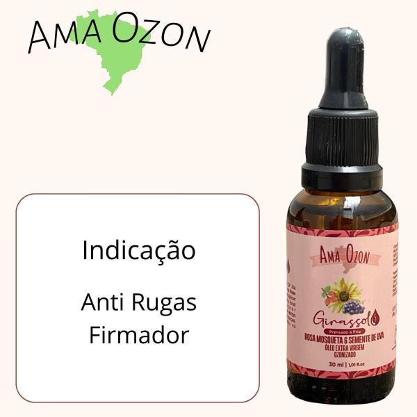 Imagem de Óleo Ozonizado Rosa Mosqueta E Semente De Uva 30Ml Ama Ozon