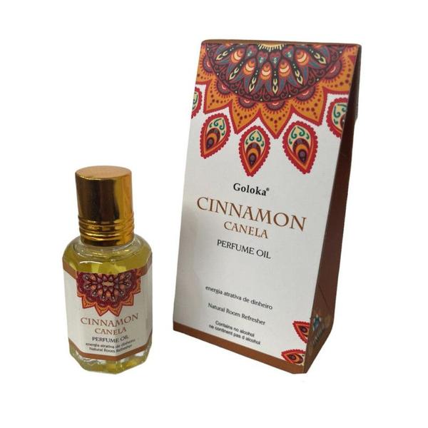 Imagem de Óleo Perfumado Cinnamon Canela Goloka 10 ml Cx Com 12