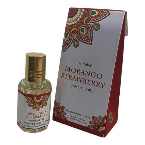 Imagem de Óleo Perfumado Goloka Morango Strawbert 10 Ml Caixa Com 12