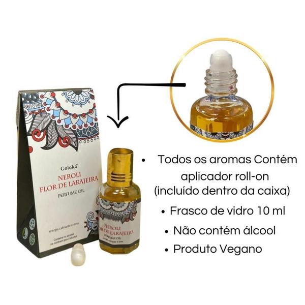 Imagem de Óleo Perfumado Goloka Nag Champa Com 10 Ml