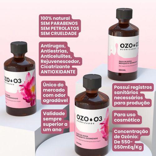 Óleo Rosa Mosqueta Ozonizado C Ozônio 1l Forte Anti Rugas - Ozo3 Imagem de Óleo Rosa Mosqueta Ozonizado C Ozônio 1l Forte Anti Rugas