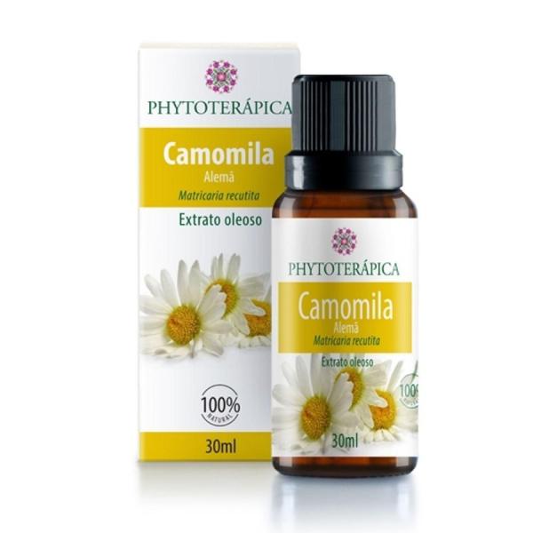Óleo Vegetal Camomila 30ml Phytoterápica Imagem de Óleo Vegetal Camomila 30ml Phytoterápica