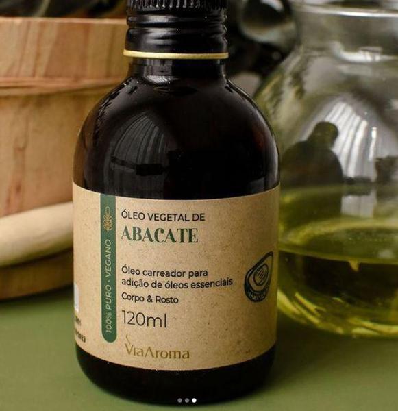 Imagem de Óleo Vegetal De Abacate Via Aroma 120ml - Prensado à Frio