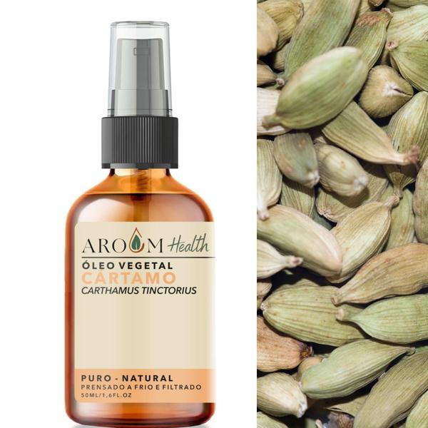 Óleo Vegetal de Cártamo puro Cabelo e Pele - 50 ml - Aroom Health Imagem de Óleo Vegetal de Cártamo puro Cabelo e Pele - 50 ml