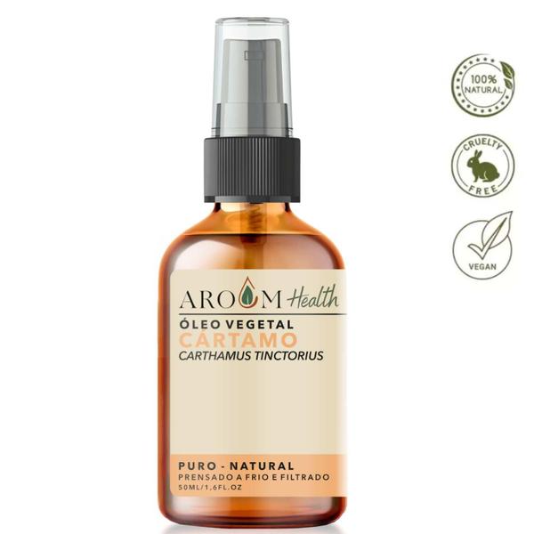 Óleo Vegetal de Cártamo puro Cabelo e Pele - 50 ml - Aroom Health Imagem de Óleo Vegetal de Cártamo puro Cabelo e Pele - 50 ml