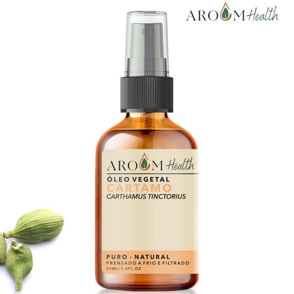 Óleo Vegetal de Cártamo puro Cabelo e Pele - 50 ml - Aroom Health Imagem de Óleo Vegetal de Cártamo puro Cabelo e Pele - 50 ml