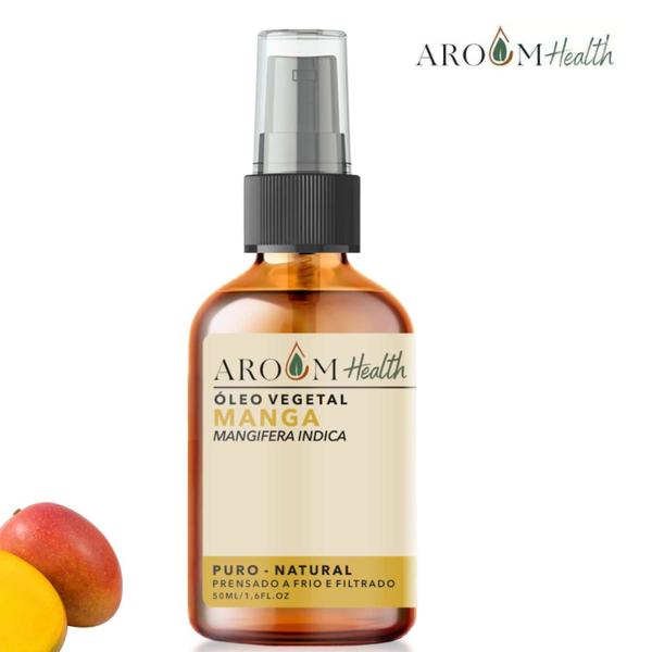 Óleo Vegetal de Manga 100% puro natural Cabelo e Pele - 50 ml Aroom Health Imagem de Óleo Vegetal de Manga 100% puro natural Cabelo e Pele - 50 ml Aroom Health