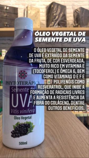 Imagem de Óleo Vegetal De Semente De Uva 500ml - (Phytoterápica)