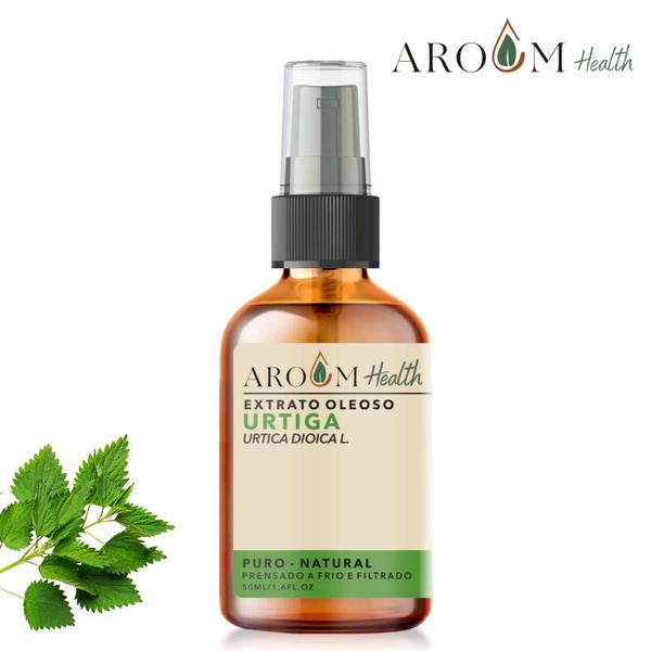 Imagem de Óleo Vegetal de Urtiga 100% puro natual Cabelo e Pele- 50 ml Aroom Health