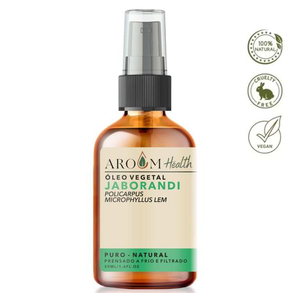 Imagem de Óleo Vegetal Jaborandi puro Cabelo e Pele - 50 ml Aroom Health