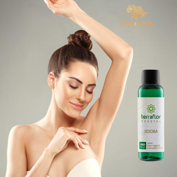Óleo Vegetal Jojoba Orgânico 100% Natural Terra Flor - Terraflor Imagem de Óleo Vegetal Jojoba Orgânico 100% Natural Terra Flor