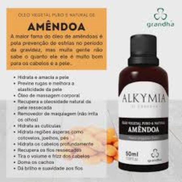 Imagem de Óleo Vegetal Puro e Natural de Amêndoa 50ml