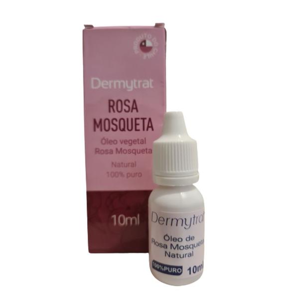 Oleo Vegetal Rosa Mosqueta Natural - 10ml - 100% Puro - Dermytrat Imagem de Oleo Vegetal Rosa Mosqueta Natural - 10ml - 100% Puro