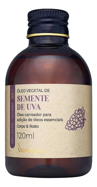 Imagem de Óleo Vegetal Semente de Uva Via Aroma - 120ml