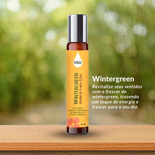 Óleos Essenciais Prontos Sândalo e Wintergreen Roll On 10ml - Óleo