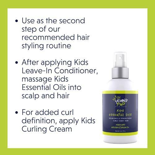 Imagem de Óleos essenciais YOUNG KING HAIR CARE Kids Nutrish Curls 120mL