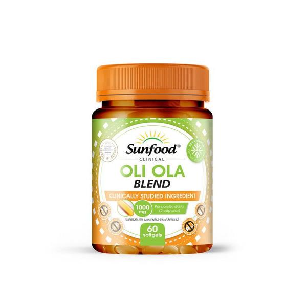 Imagem de Oli Ola Blend + Pinus Pinaster + Polypodium 1000mg 60 Softgels Peeling Natural - Sunfood