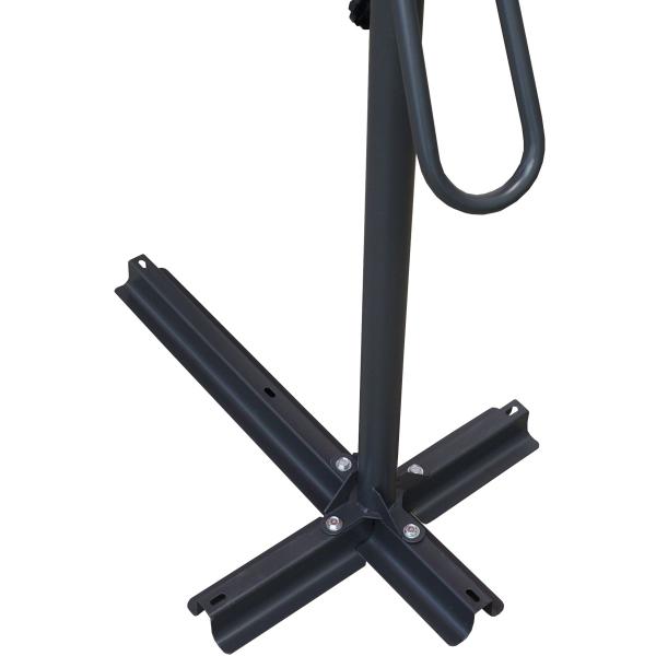 Ombrelone Lateral Suspenso 2,7m Jardim Alumínio com Base Led Manivela Vermelho Importway Iwobll-270 Imagem de Ombrelone Lateral Suspenso 2,7m Jardim Alumínio com Base Led Manivela Vermelho Importway Iwobll-270