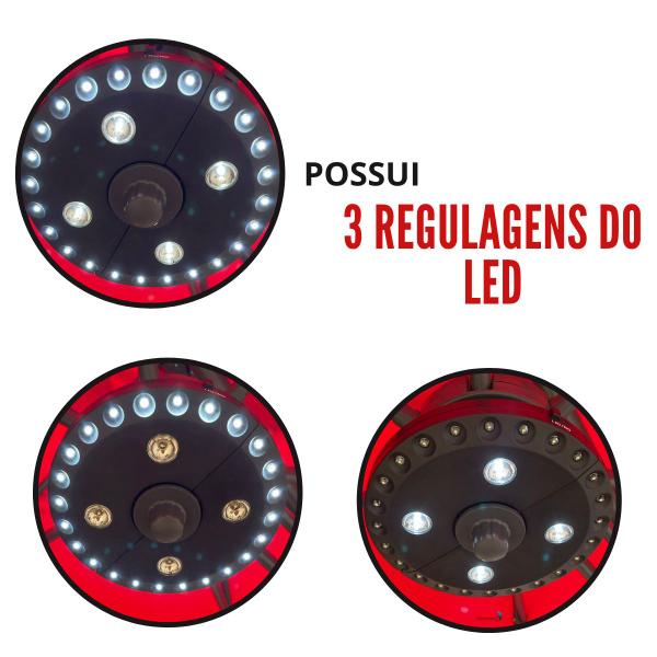 Ombrelone Lateral Suspenso 2,7m Jardim Alumínio com Base Led Manivela Vermelho Importway Iwobll-270 Imagem de Ombrelone Lateral Suspenso 2,7m Jardim Alumínio com Base Led Manivela Vermelho Importway Iwobll-270