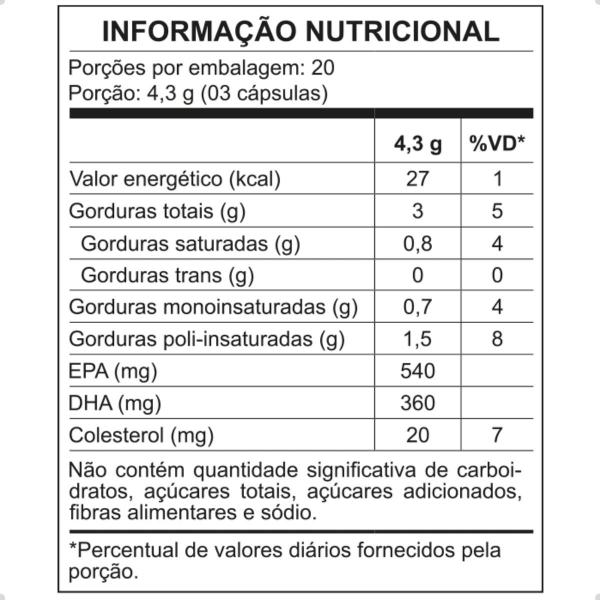 Imagem de Ômega 3 1000mg EPA DHA 60 Capsulas Nutrata