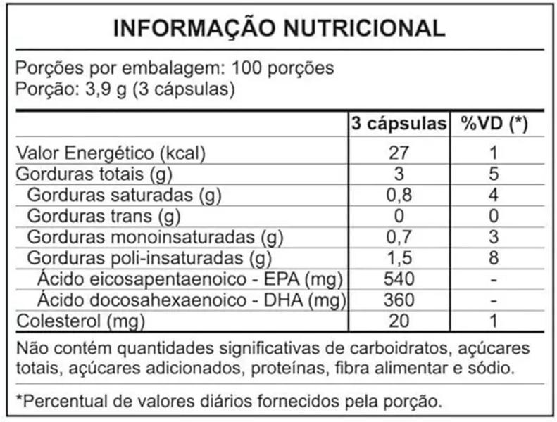 Imagem de Ômega 3 1000mg norwegian made in usa 300 cápsulas