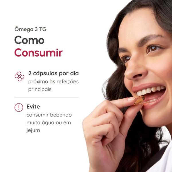 Ômega 3 1000mg TG - Importado e Rico EPA DHA Com Selo IFOS e Vitamina E de 60 cápsulas Vhita Imagem de Ômega 3 1000mg TG - Importado e Rico EPA DHA Com Selo IFOS e Vitamina E de 60 cápsulas Vhita