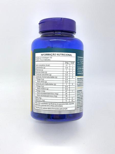 Imagem de Ômega 3 1300mg + Vitamina E + DHA + EPA c/ 120 cápsulas Shell Nutry Kit com 3un