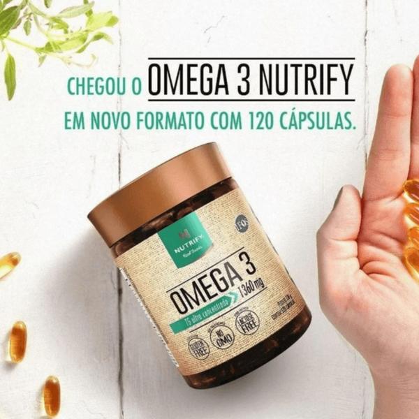 Imagem de Omega 3 1360mg Nutrify 120 Capsulas