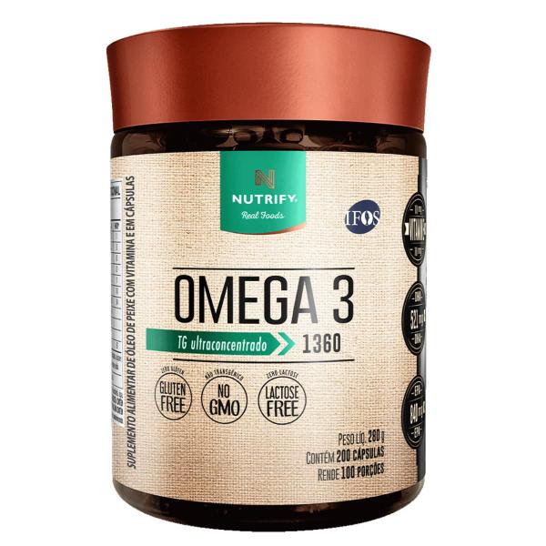 Imagem de Ômega 3 200 Cápsulas Nutrify 1360mg