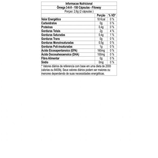 Imagem de Ômega 3-6-9 - 150 Cápsulas - Fitoway