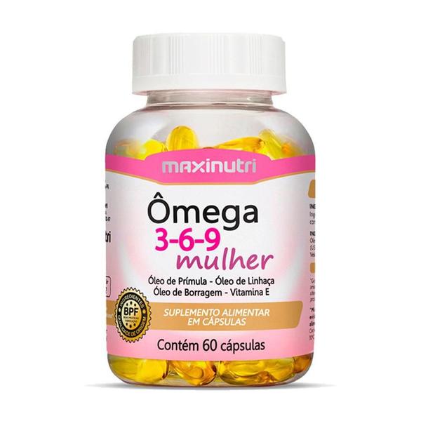 Imagem de Ômega 3-6-9 Mulher 60 Capsulas Maxinutri