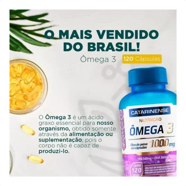 Imagem de Ômega 3 Catarinense 1000mg 120 Cápsulas