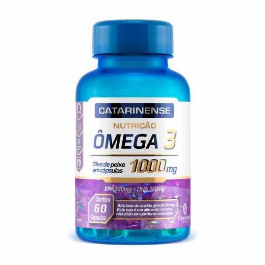 Imagem de Omega 3 Catarinense 1000mg 60 Capsulas Epa 540mg + Dha 360mg