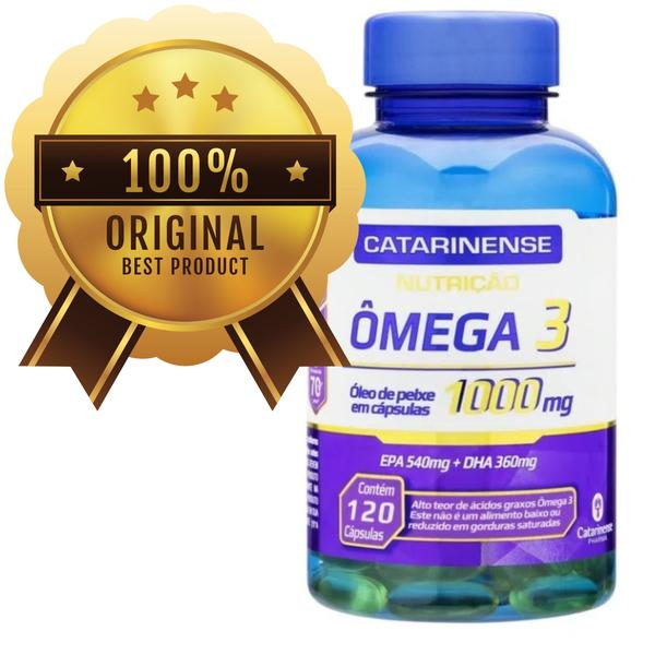 Imagem de Omega 3 Catarinense Legitimo Fish Oil Com 120